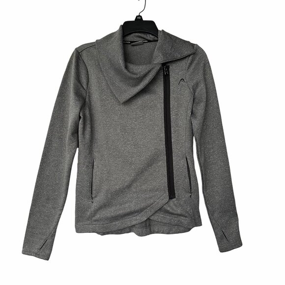 Head Jackets & Blazers - ⭐Size XS Women Jacket Head Long Sleeve Gray Two pocket athletic sport top tennis